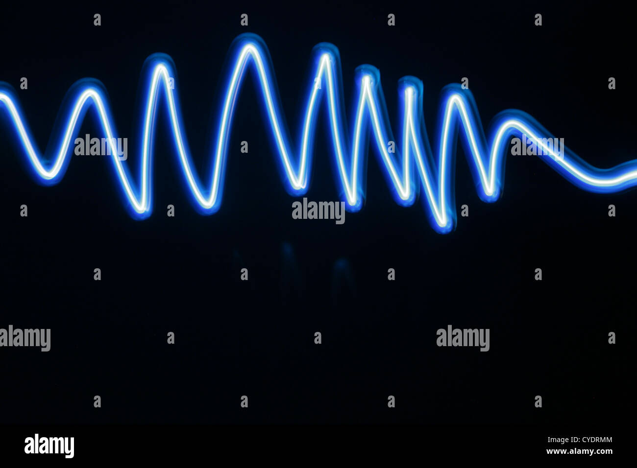 blue lighting wave Stock Photo Alamy