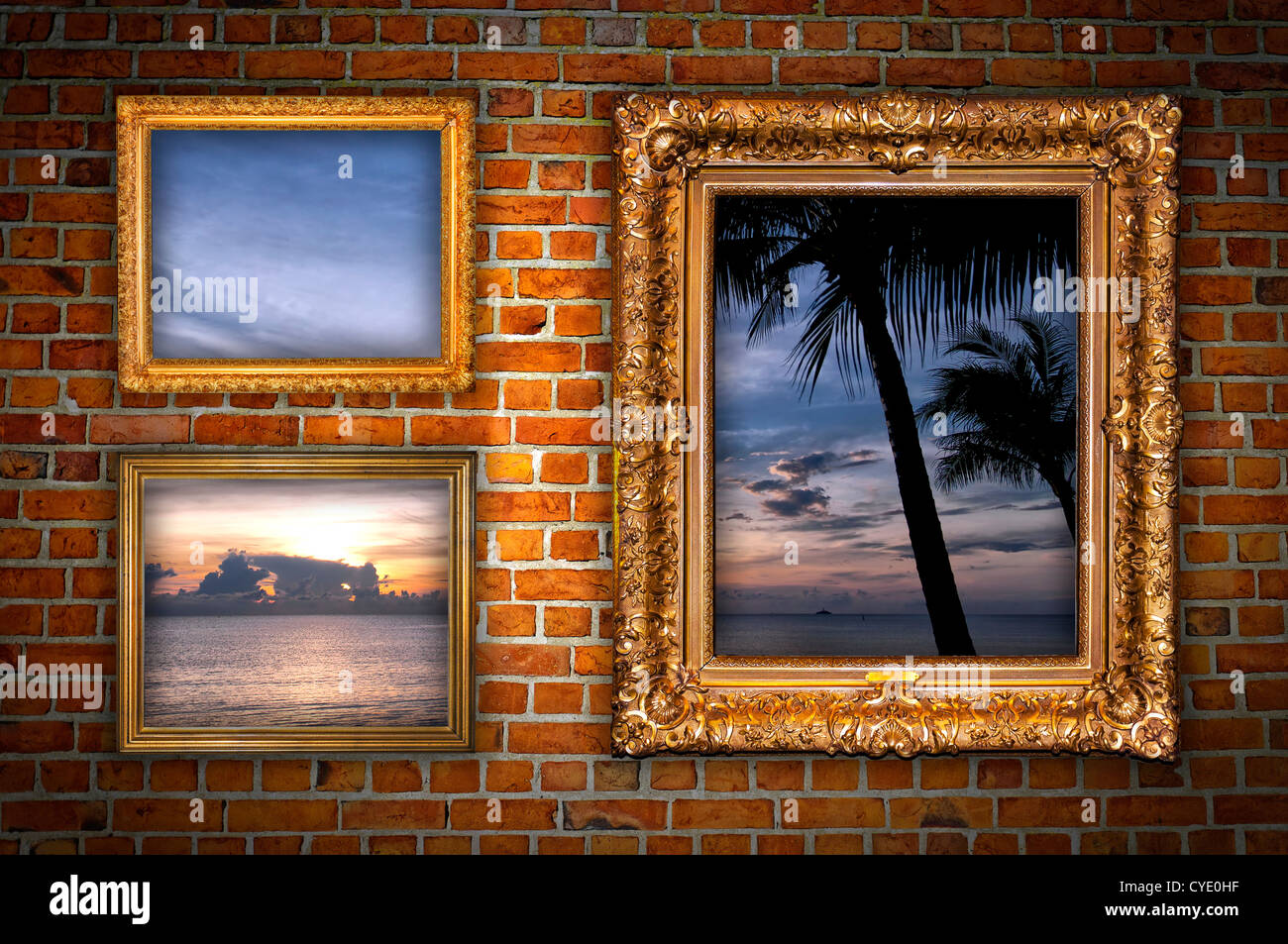 Golden Frames Stock Photos & Golden Frames Stock Images Alamy
