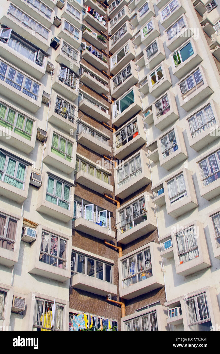 Hong Kong public housing Stock Photo Alamy