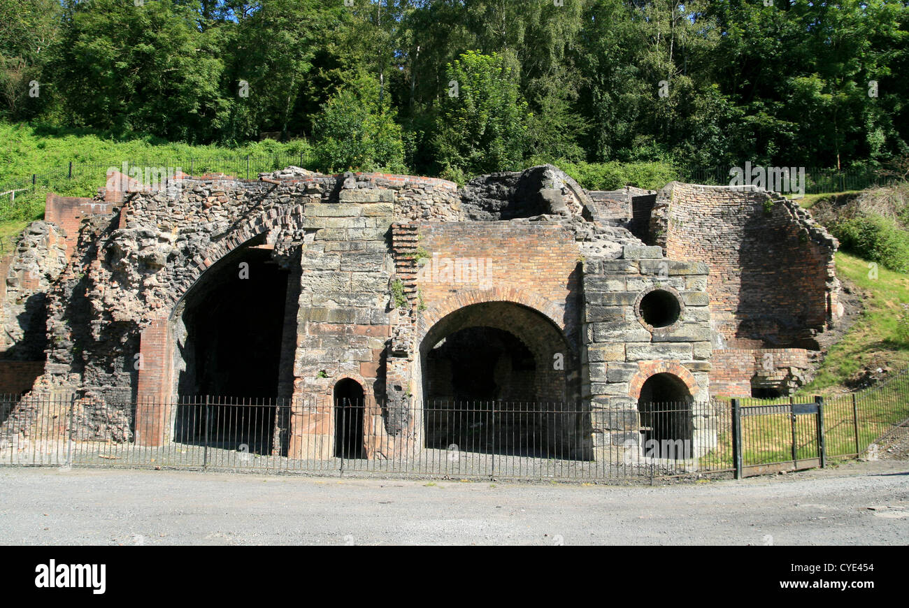 Bedlam Furnaces Ironbridge Shropshire England UK Stock Photo
