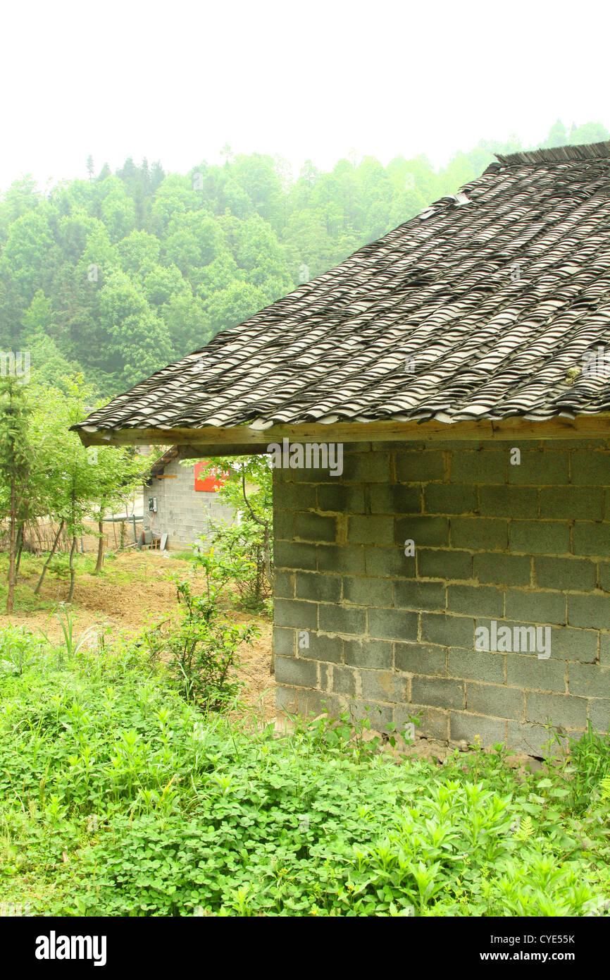 House in rural area of China Stock Photo - Alamy