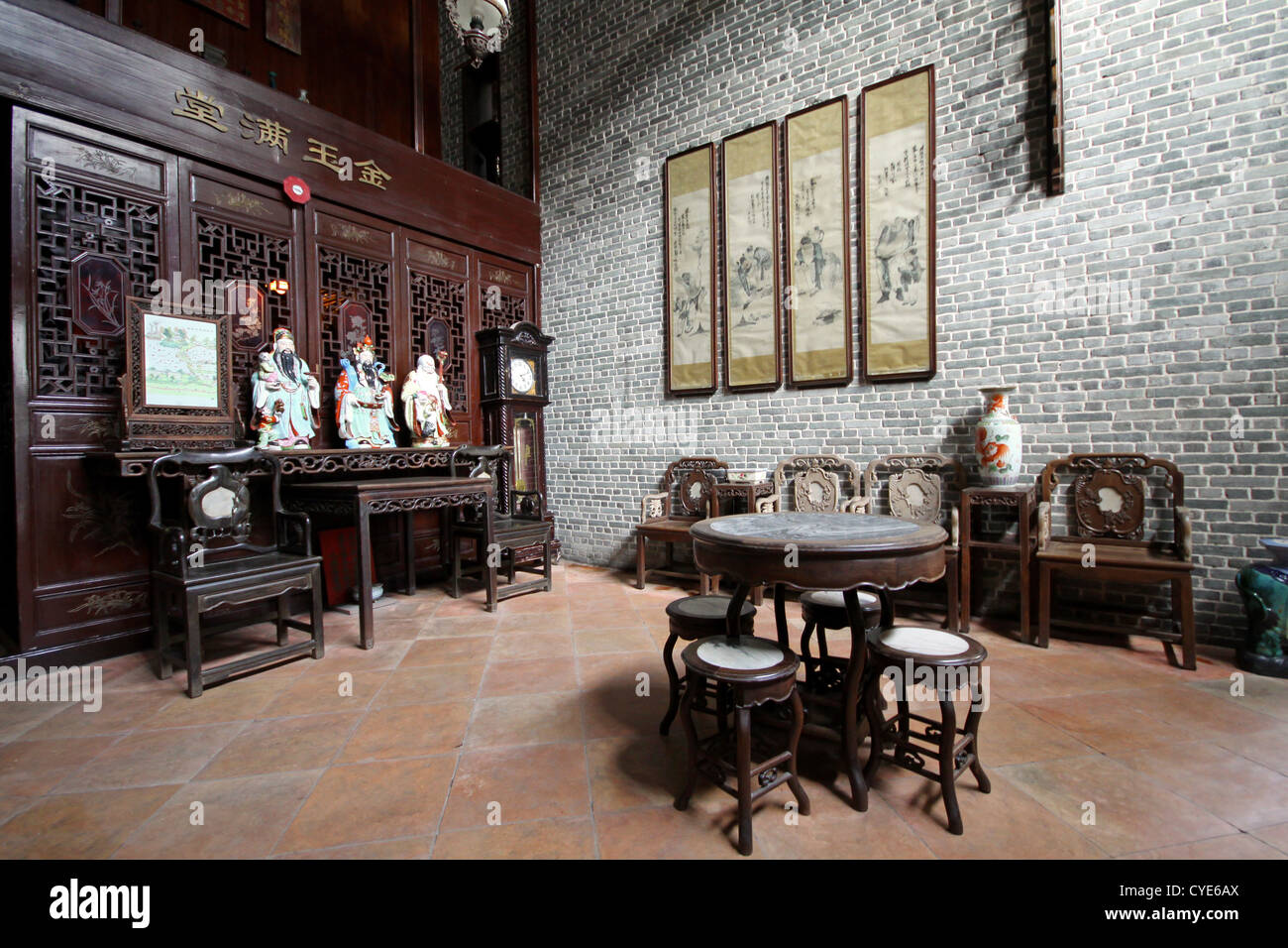 Westside mansion in Guangzhou, China. Stock Photo
