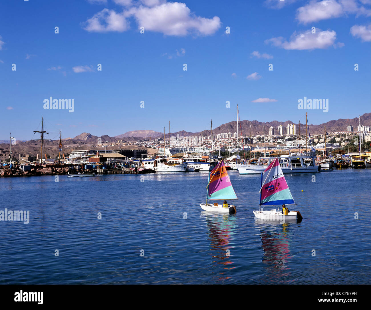 8326. Harbour, Eilat, Israel Stock Photo