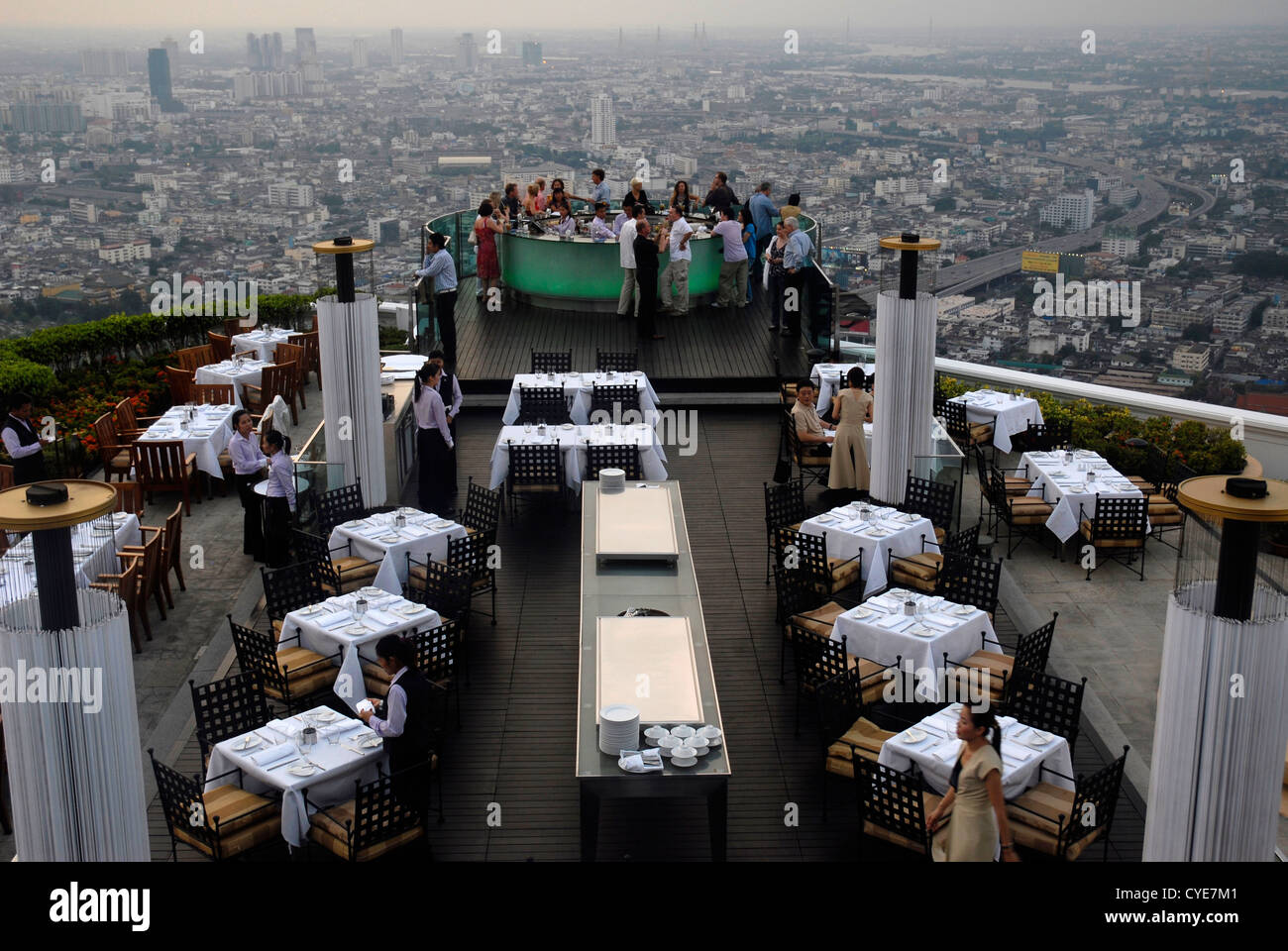 View, Panoramic, people, Nightlife, Bangkok, Sirocco, Dome, Sky Bar