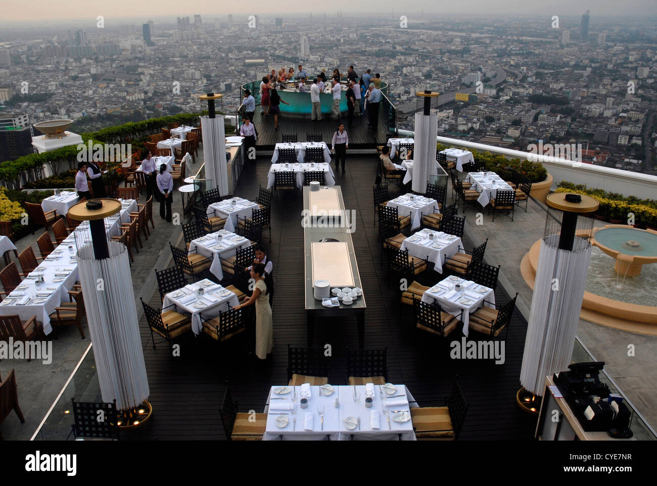View, Panoramic, people, Nightlife, Bangkok, Sirocco, Dome, Sky Bar
