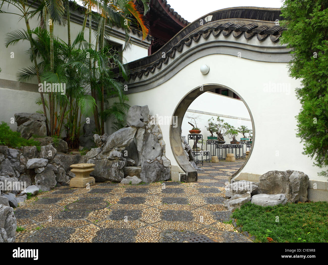 garden in chinese style Stock Photo Alamy