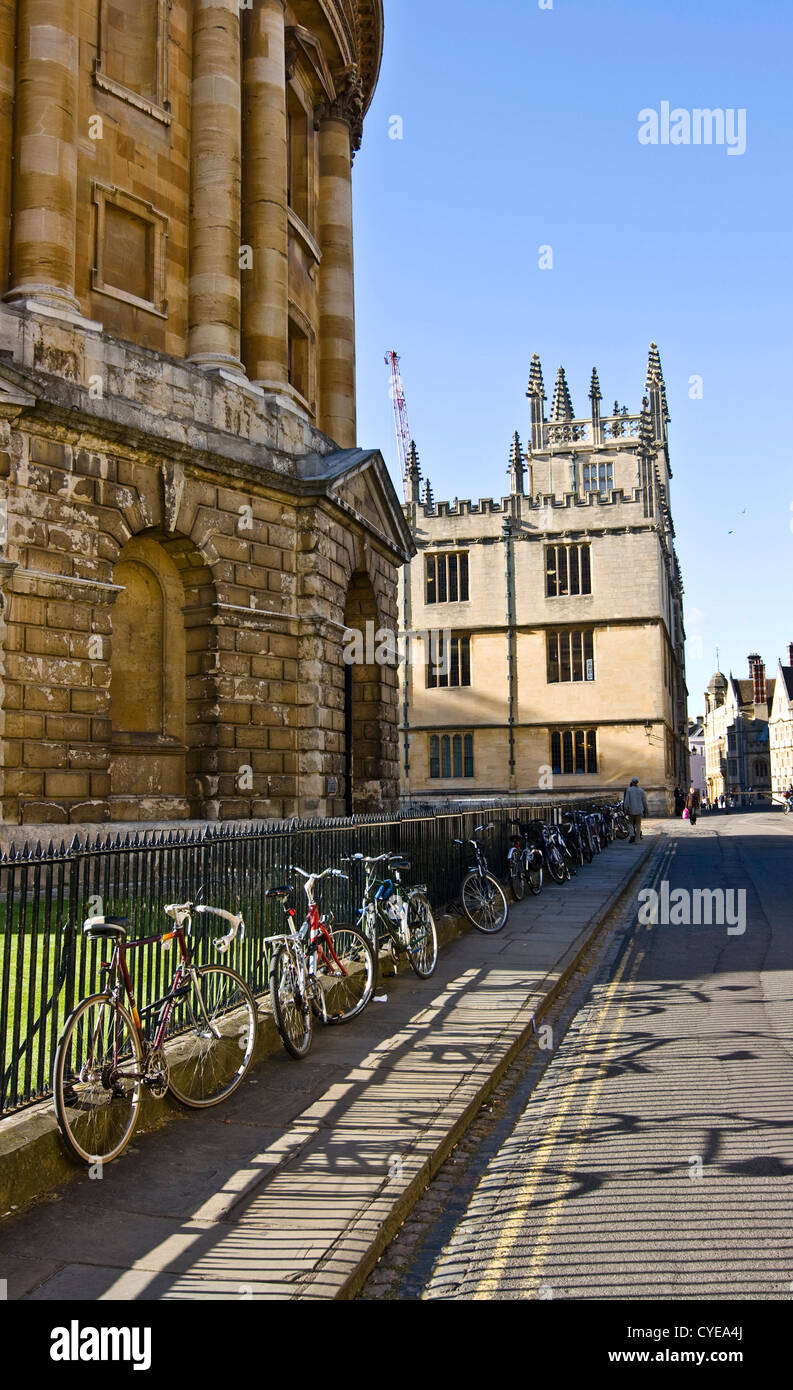 Grade 1 listed Bodleian Library and Radcliffe Camera Oxford Oxfordshire England Europe Stock Photo