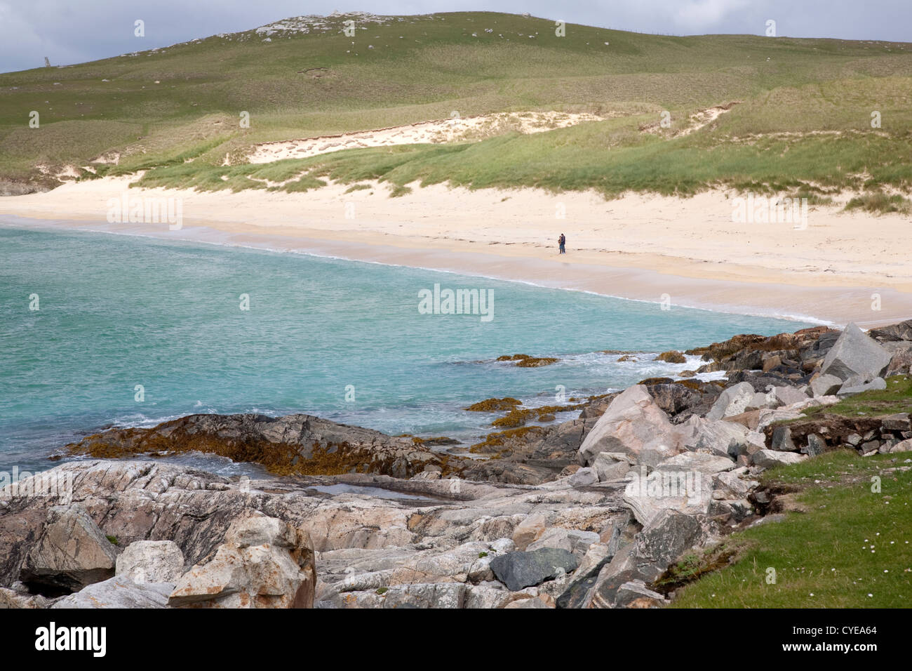 Borve Beach; Isle of Harris; Western Isles, Scotland; UK; Stock Photo