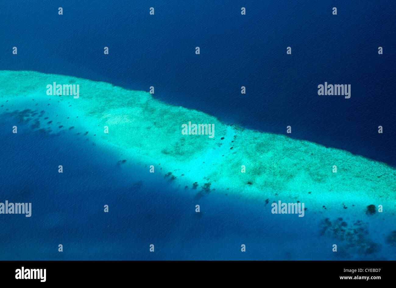 Maldives aerial Stock Photo