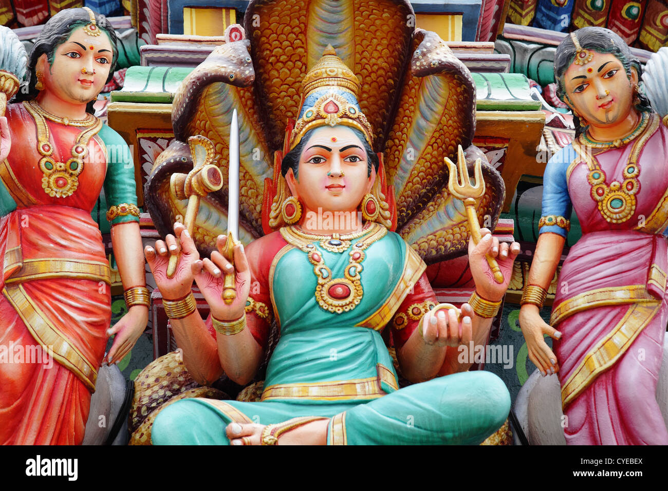 hindu temple statue Stock Photo - Alamy