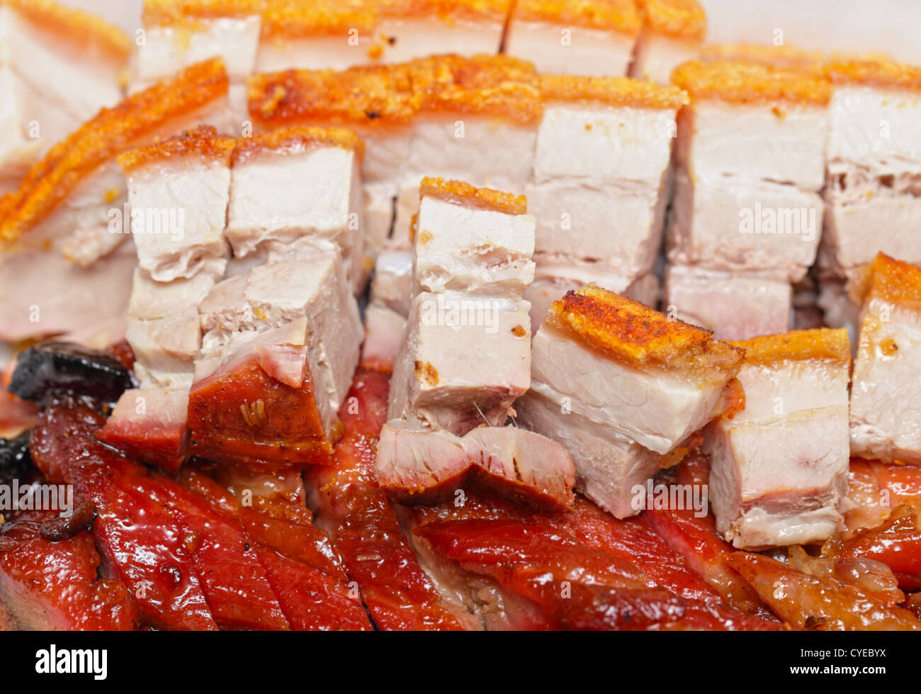 chinese food , siu mei Stock Photo