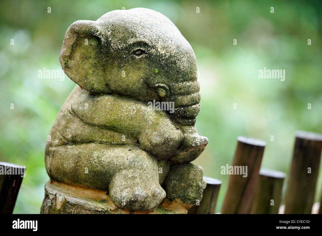 stone elephant statue Stock Photo Alamy
