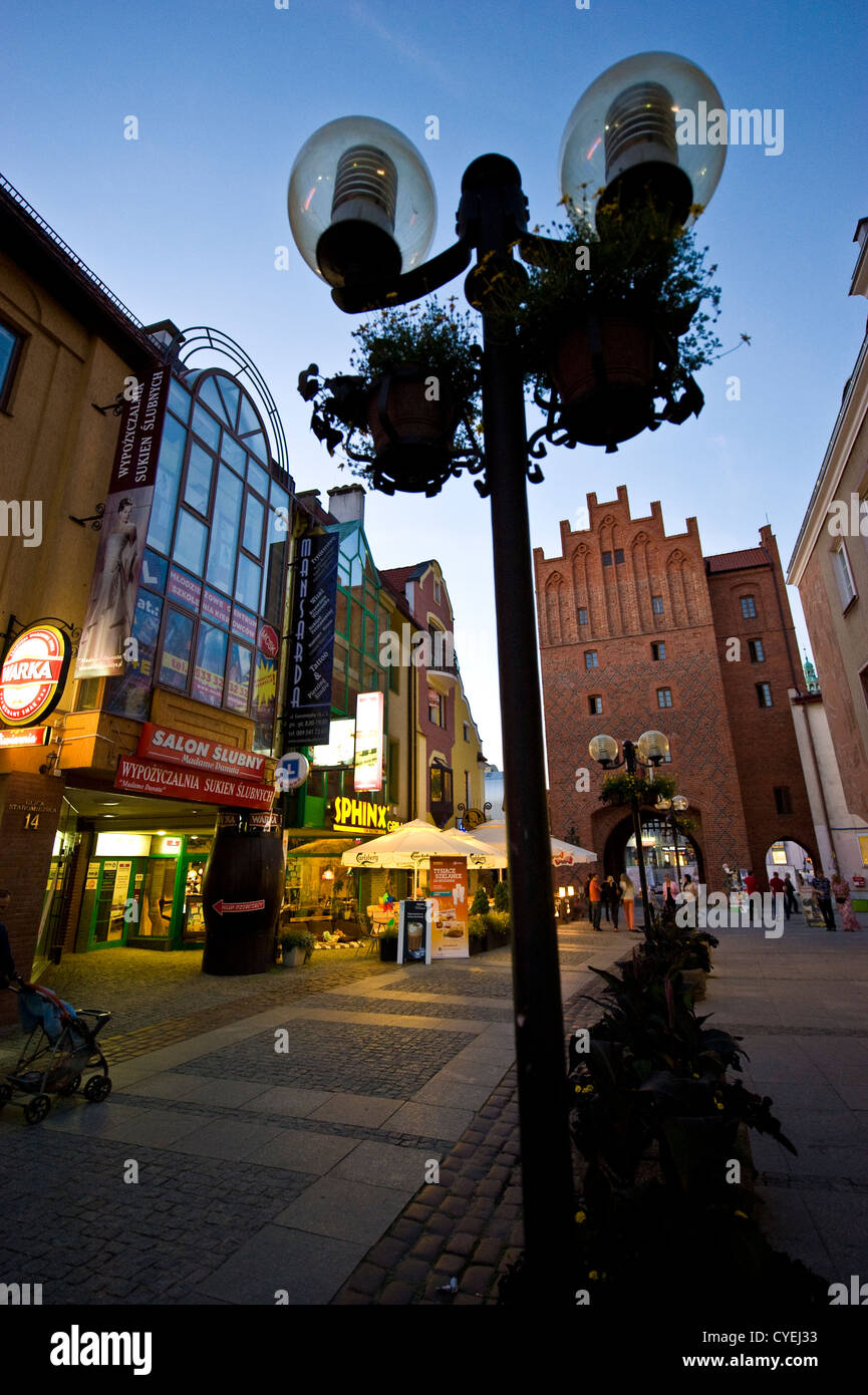 Olsztyn - previously Allenstein - in North-Eastern Poland, The Old Town ...