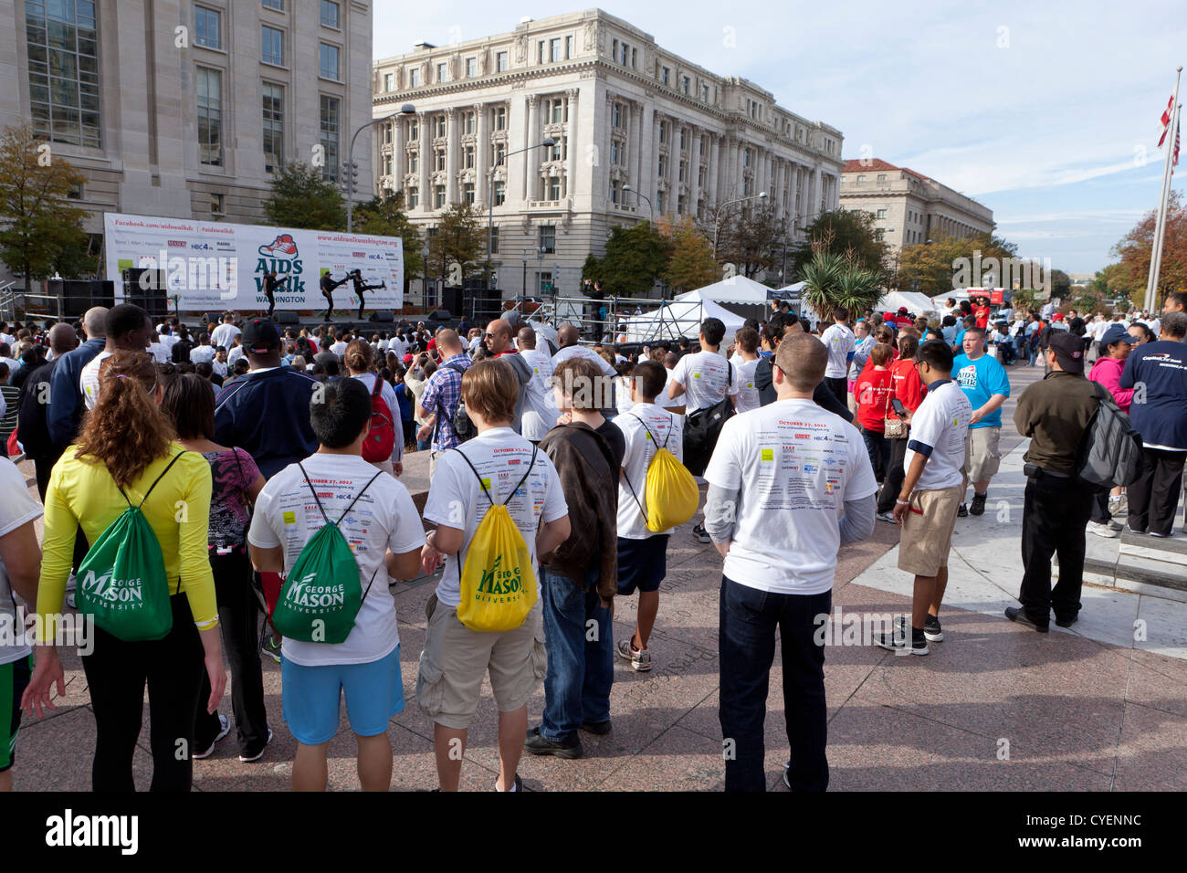 National AIDS Walk - Washington, DC USA Stock Photo