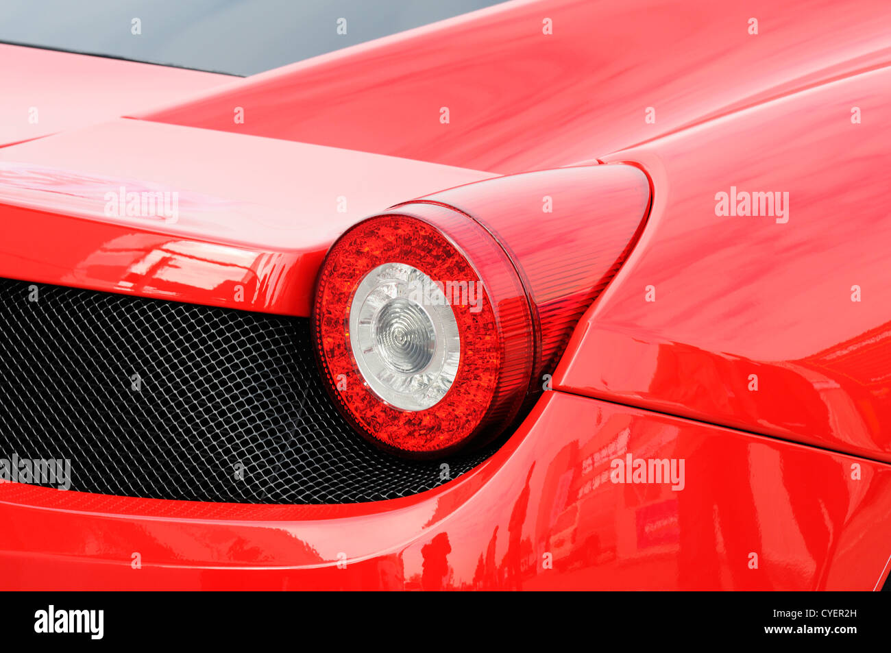 Red sports car Stock Photo Alamy