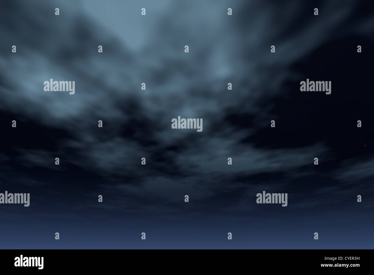 Night sky with clouds and stars Stock Photo - Alamy