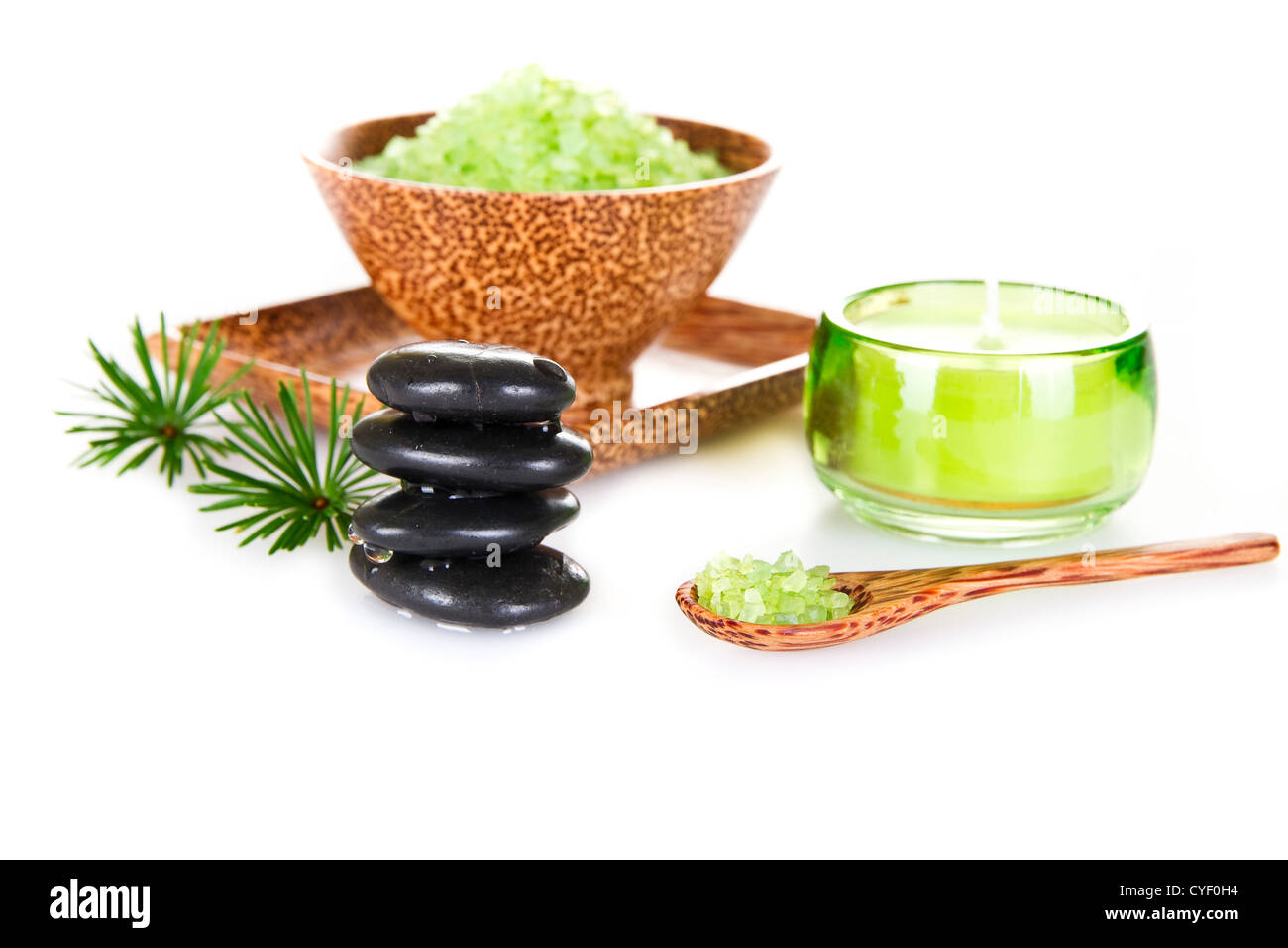 Zen Rituals Salt Spa Concept - Zen Stones and Relaxing Salt Stock Photo - Alamy