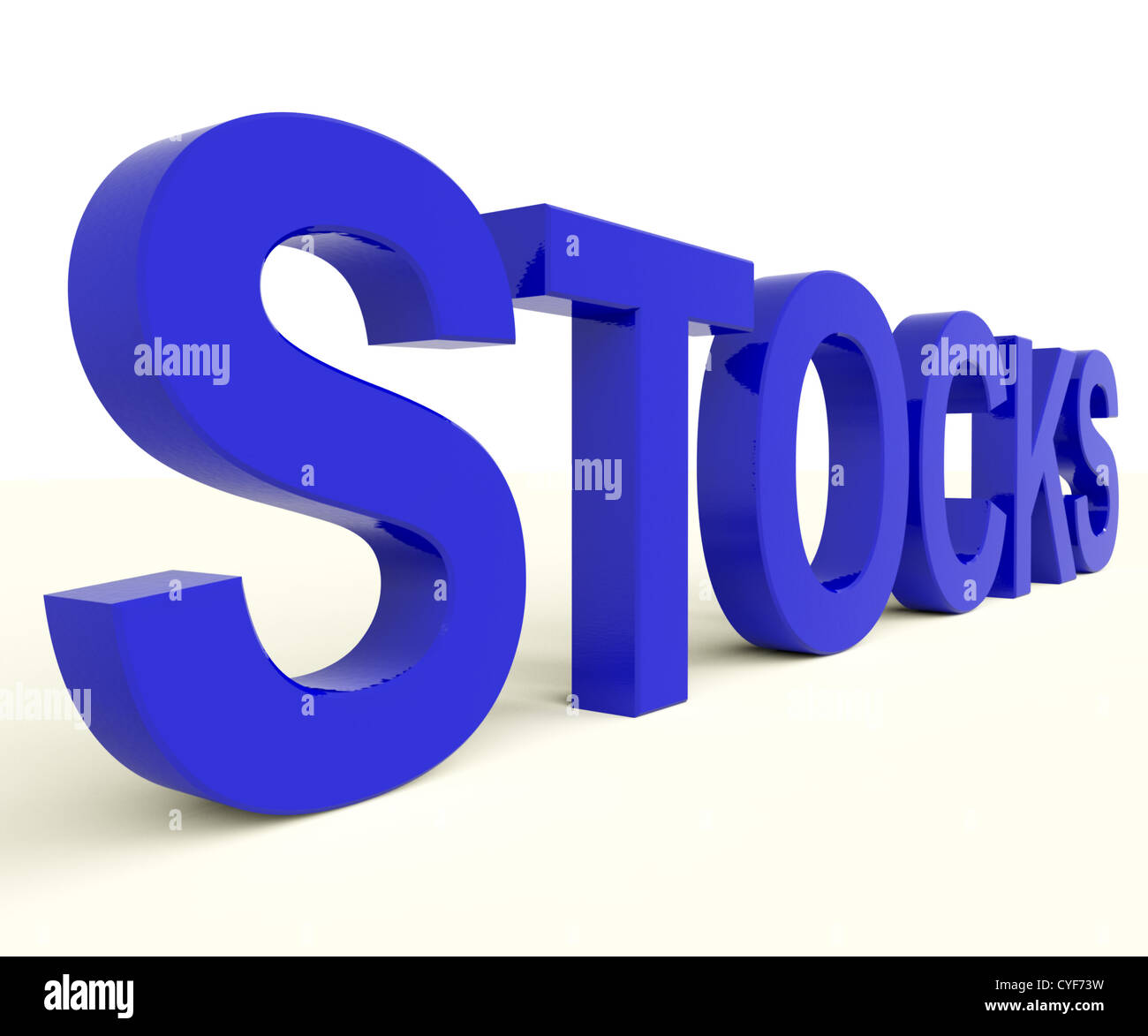 Stocks Letters As Symbol For Shares And The Market Stock Photo Alamy