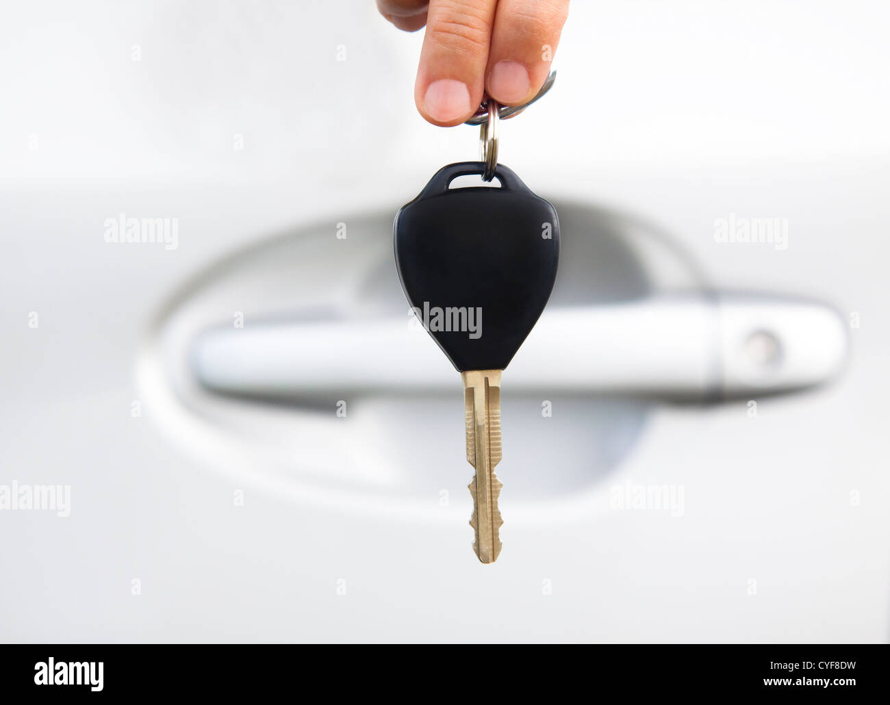 Hand holding key car hi-res stock photography and images - Alamy