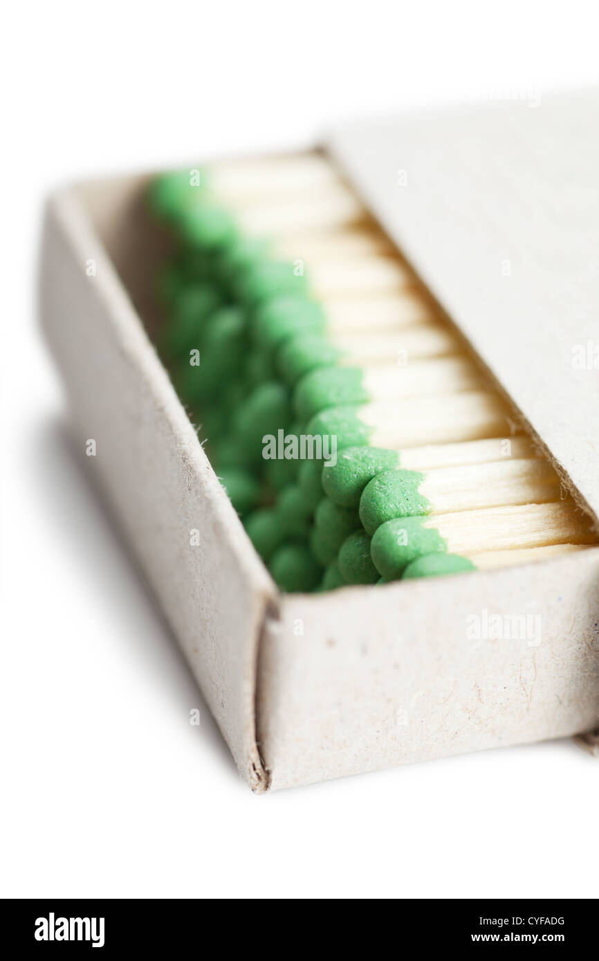 Matches in a box illustrating concept of cohesion Stock Photo