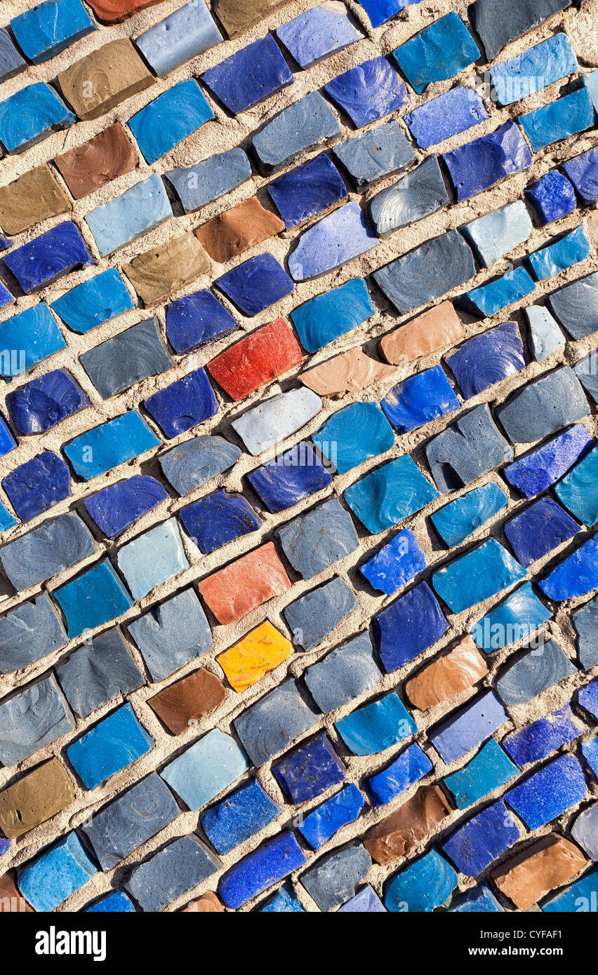 Ceramic Mosaic Tile Background Blue High Resolution Stock Photography ...