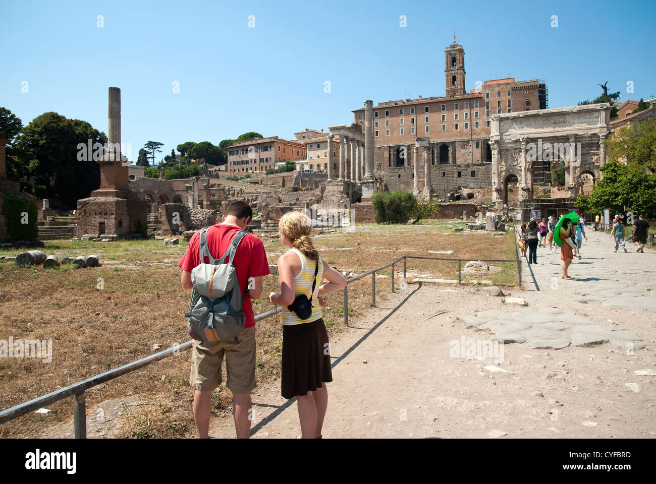 Rome roman forum ruins ancient hi-res stock photography and images - Alamy