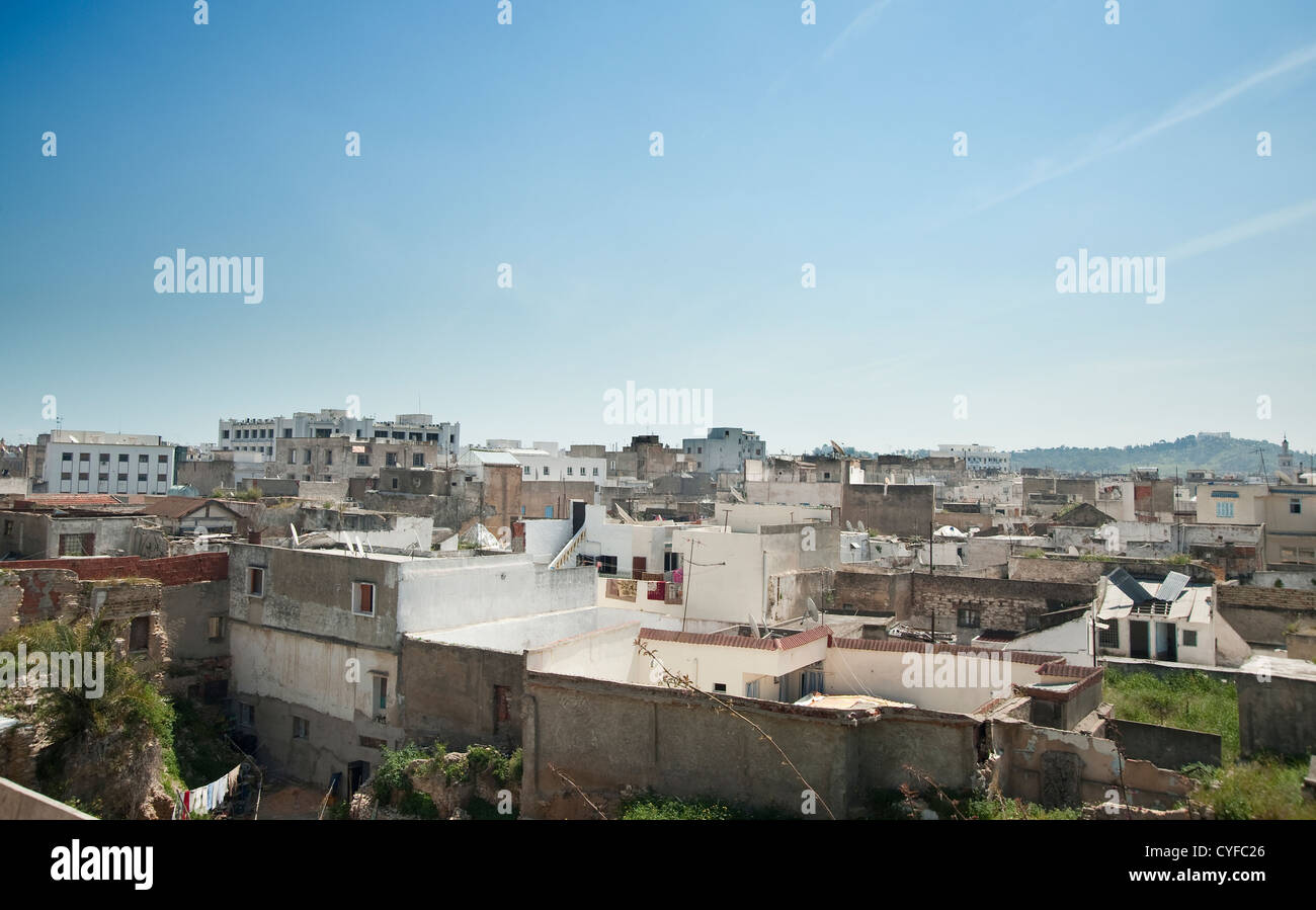 Tunis, Tunisia - Cityscape with rooftops Stock Photo