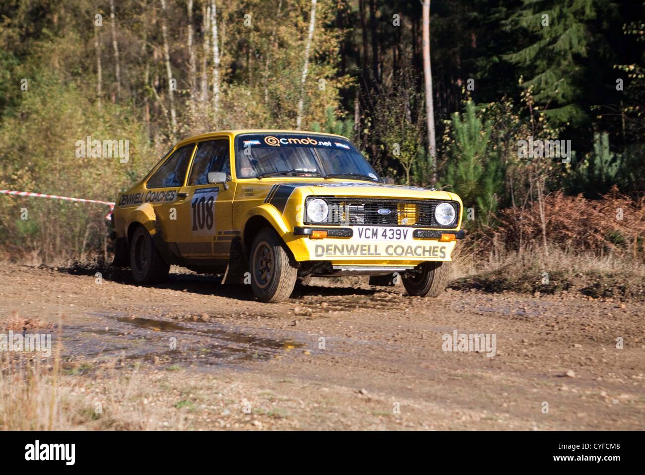 Cars competing in the Tempest Rally which is a forest based multi-venue ...
