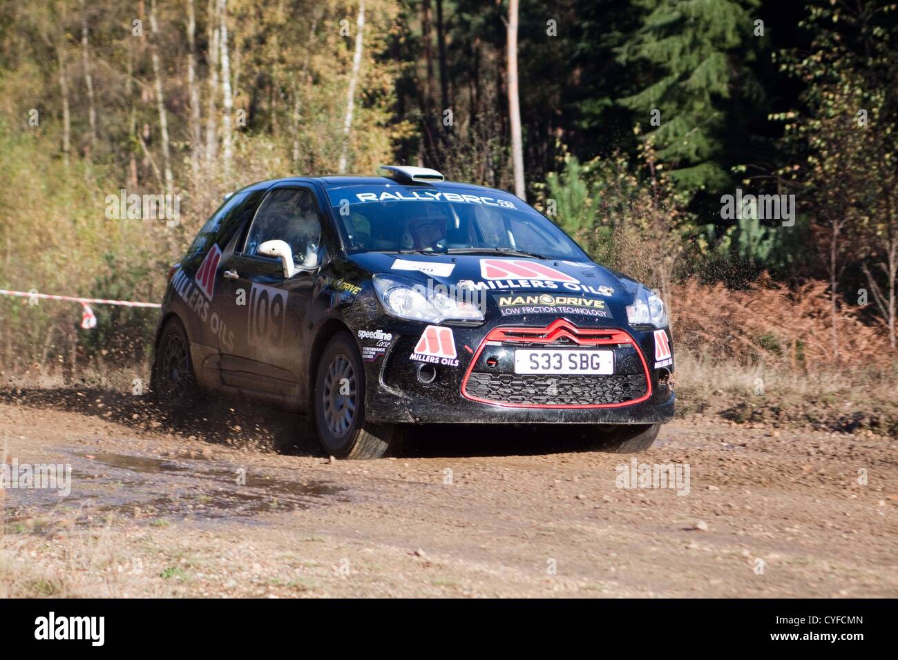 Cars competing in the Tempest Rally which is a forest based multi-venue ...