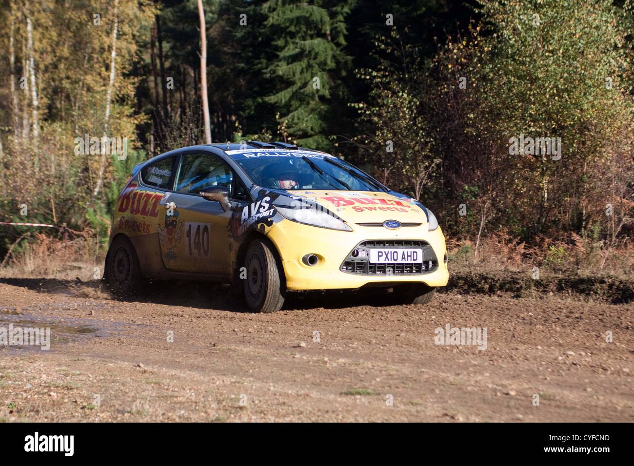 Cars competing in the Tempest Rally which is a forest based multi-venue ...