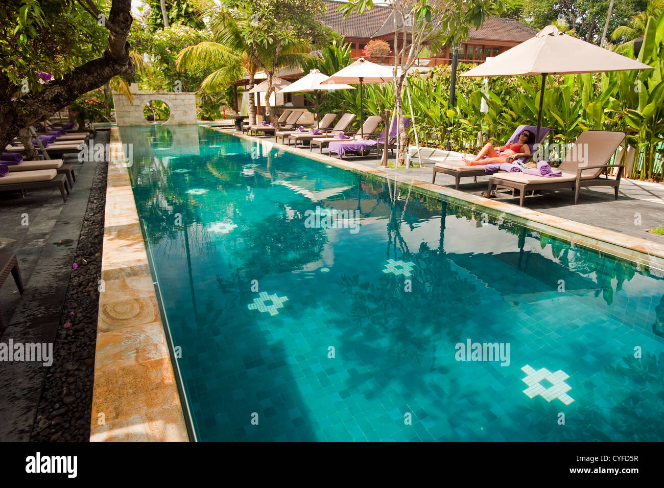 Nusa Dua Beach Spa Bali Indonesia Stock Photo Alamy