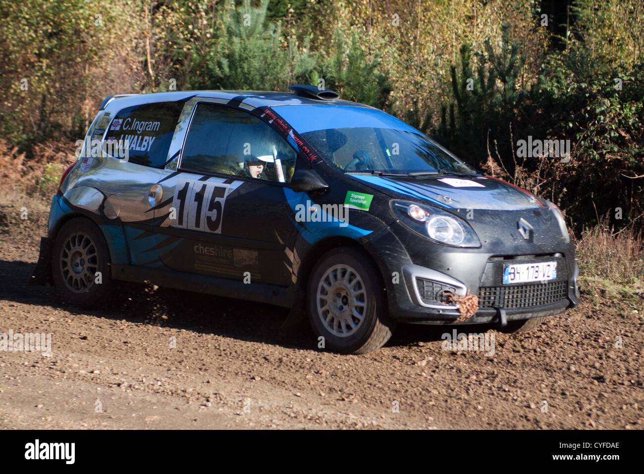 Cars competing in the Tempest Rally which is a forest based multi-venue ...