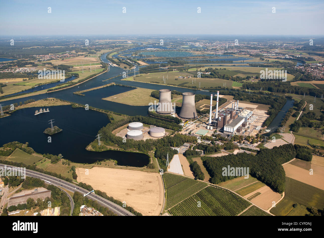 The Netherlands, Maasbracht, Clauscentrale, Power plant ( natural gas