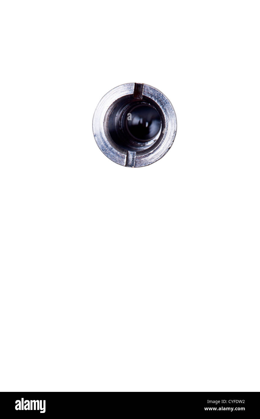 Generic peephole on a white door isolated Stock Photo Alamy