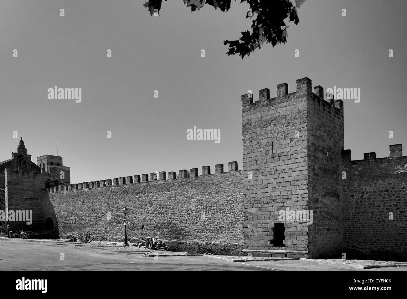 Old walling Black and White Stock Photos & Images - Alamy