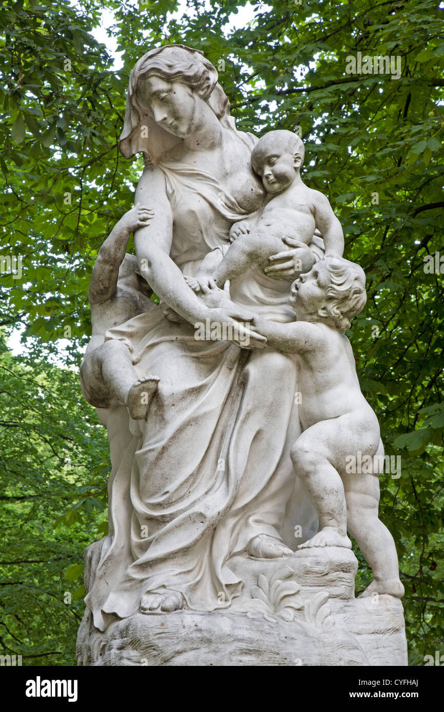 Brussels - mythology statue from King s park Stock Photo