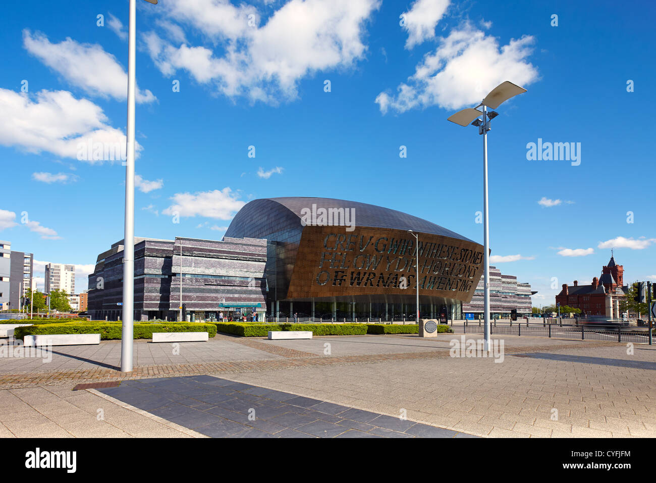 Millennium Centre Wales, Cardiff Bay, Cardiff, Wales, UK Stock Photo