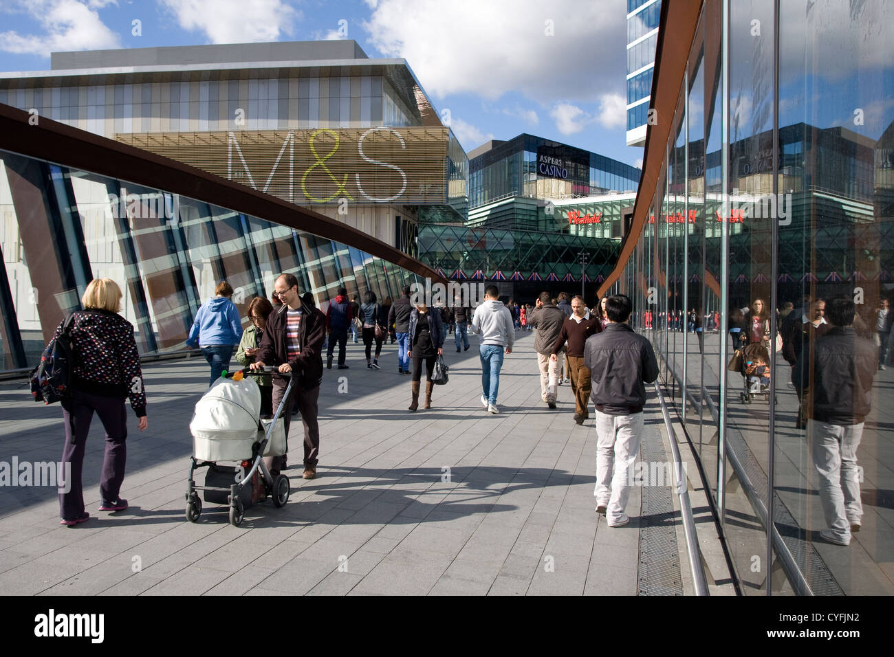 urban renewal regeneration Stratford London Stock Photo - Alamy