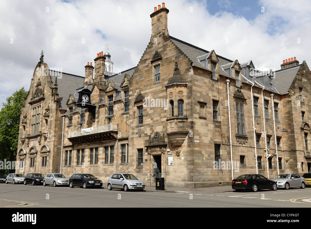 The Category A Listed Pearce Institute community building on Govan Road, Govan, Glasgow, Scotland, UK Stock Photo