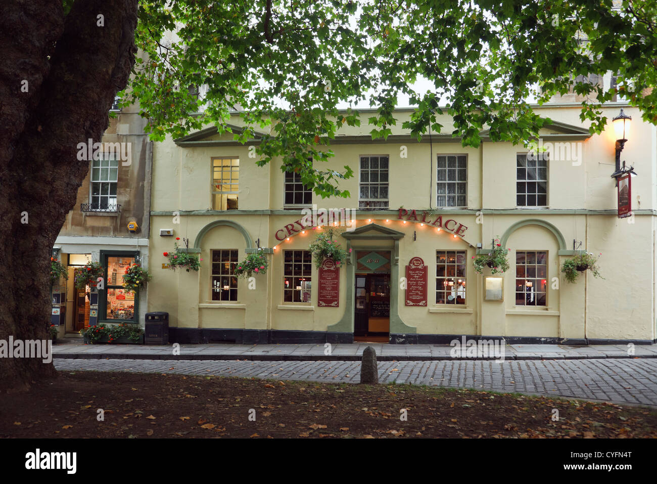 Crystal palace pub exterior in bath somerset england uk hires stock