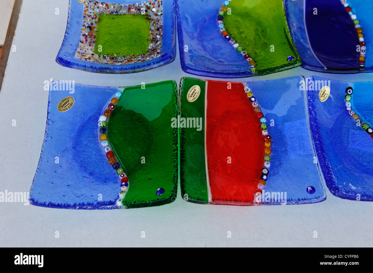 Colourful Murano glassware, Venice, Italy Stock Photo Alamy