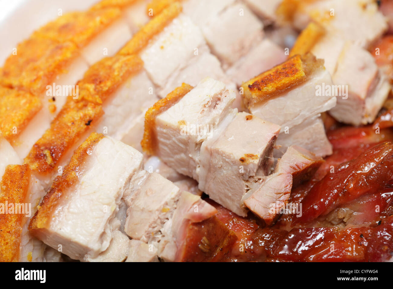 chinese food , siu mei Stock Photo