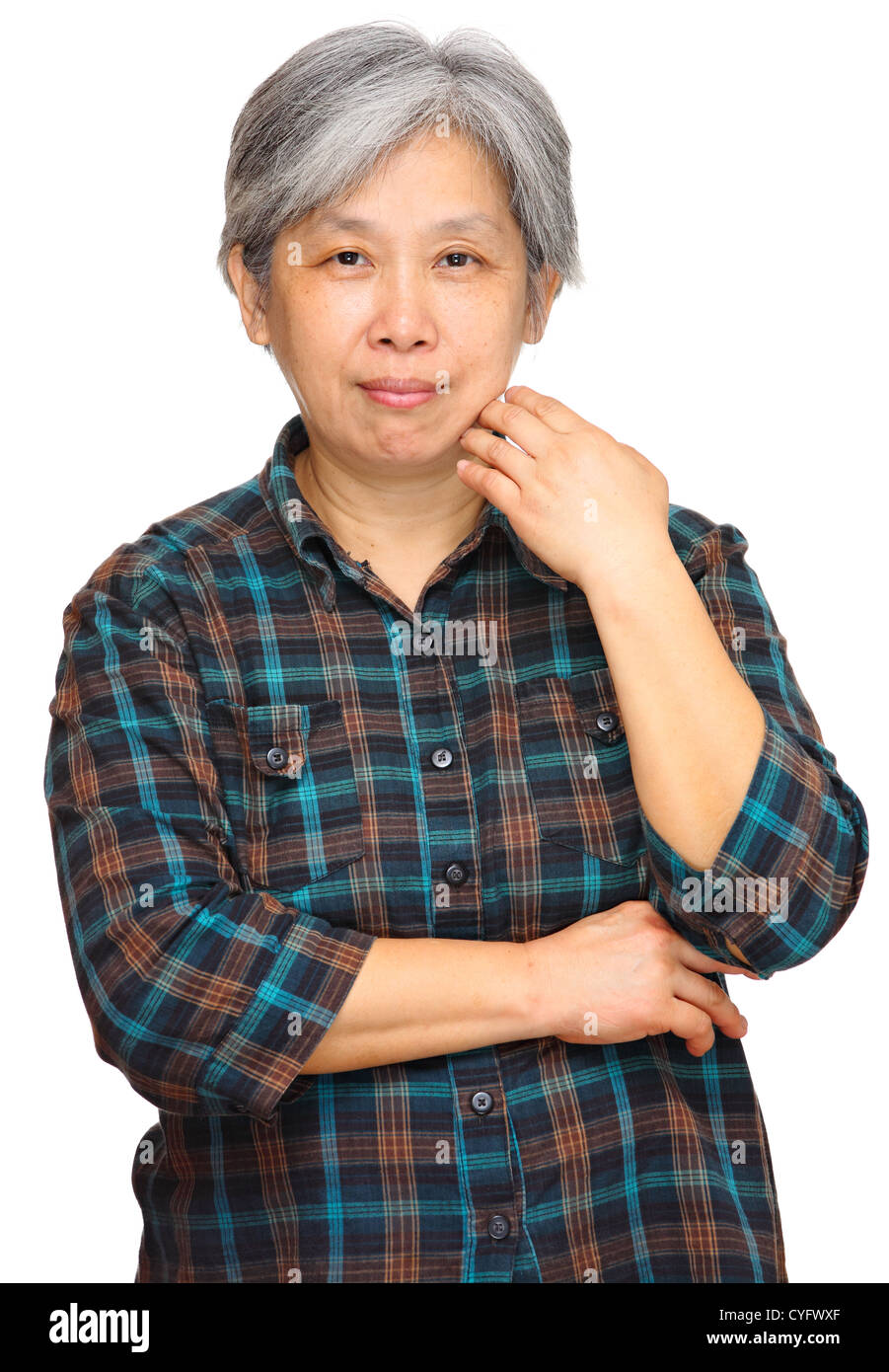 Beautiful mature asian woman hi-res stock photography and images - Alamy