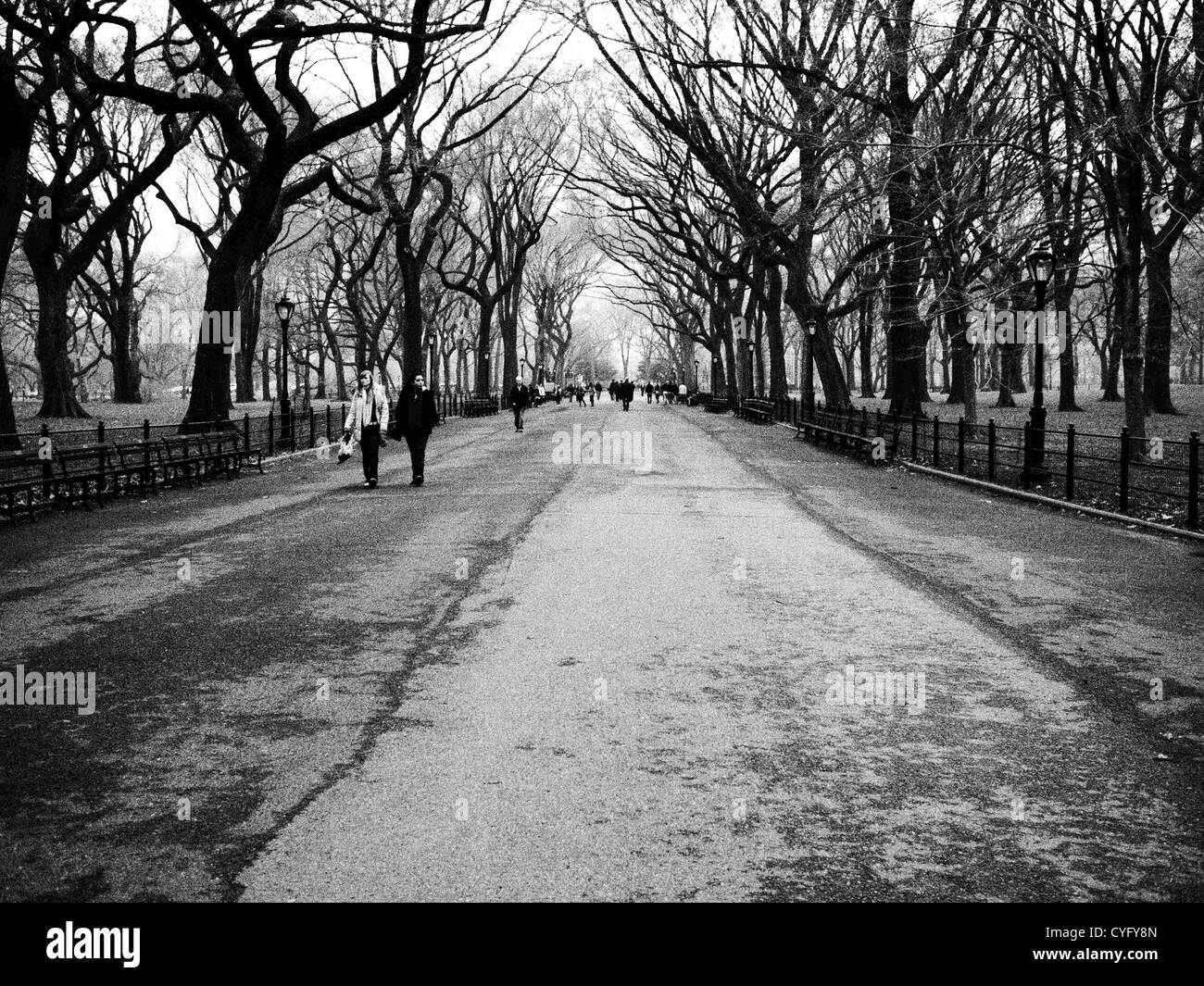 Central park Black and White Stock Photos & Images - Alamy