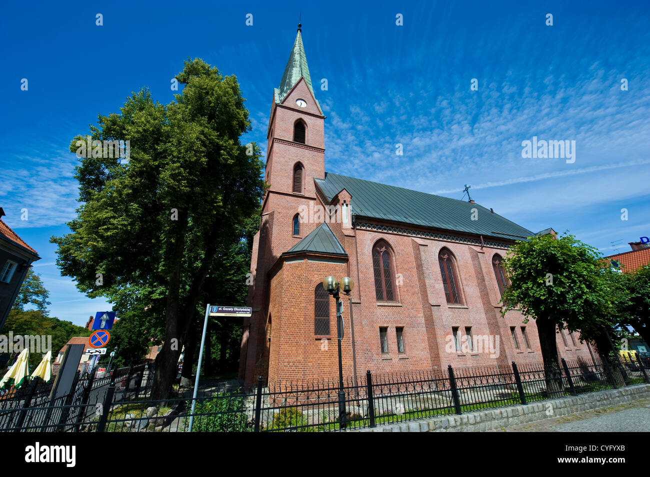 Olsztyn - previously Allenstein - in North-Eastern Poland Stock Photo ...