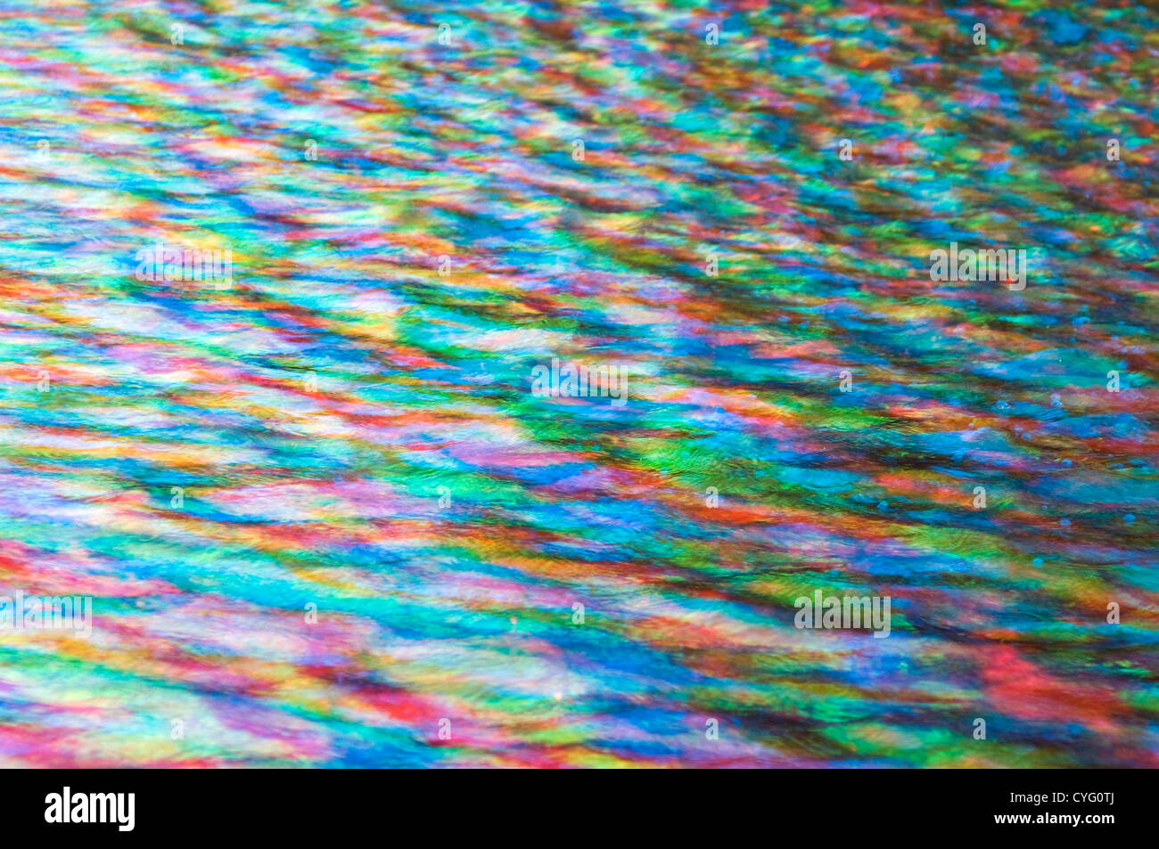 ripples photographed with tri-color Stock Photo - Alamy