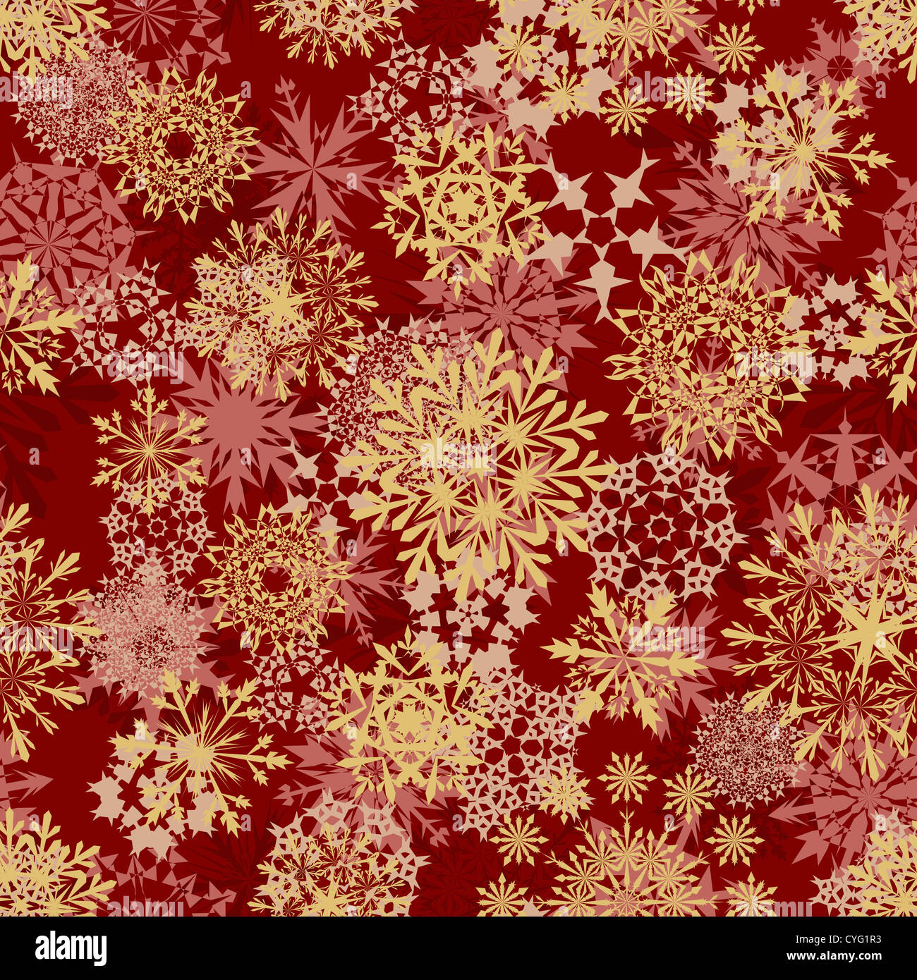 Seamless snowflakes background for winter and christmas theme. Vector ...