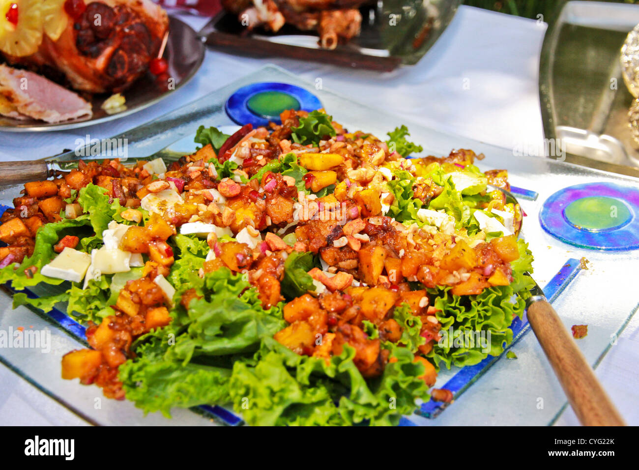 Butternut salad Stock Photo