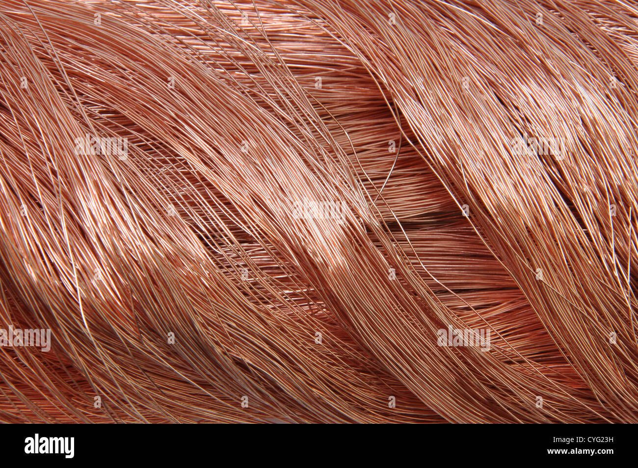 Copper wire energy carrier Stock Photo Alamy