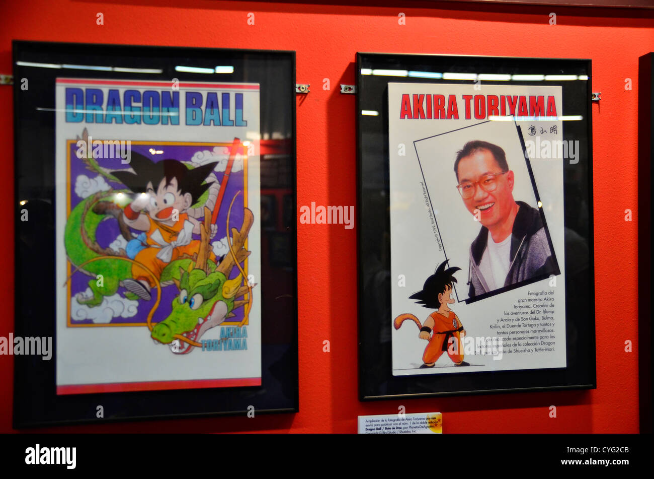 Dragon Ball in XVIII saló del Manga in Barcelona Stock Photo